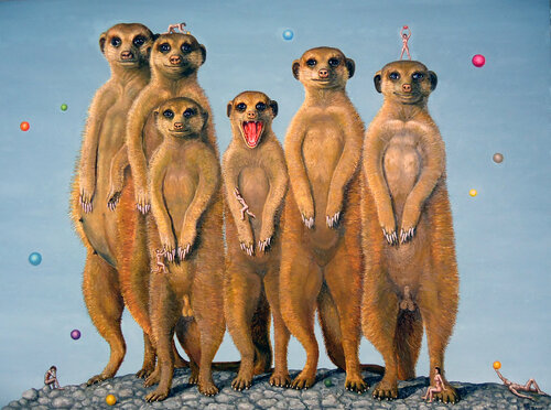 "Curious" di Grigor Velev, Pittura in vendita su Singulart