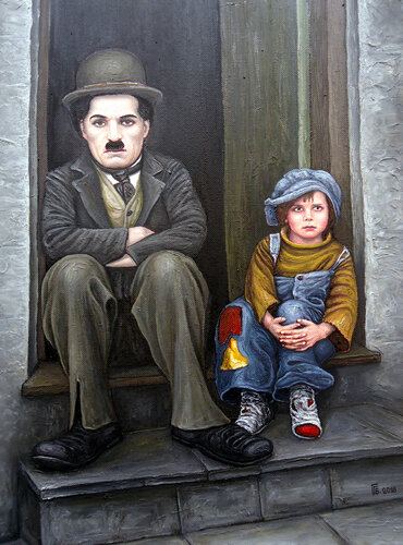 "The Two" di Grigor Velev, Pittura in vendita su Singulart