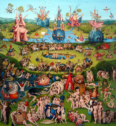 "Garden Of Earthly Delights" di Grigor Velev, Pittura in vendita su Singulart