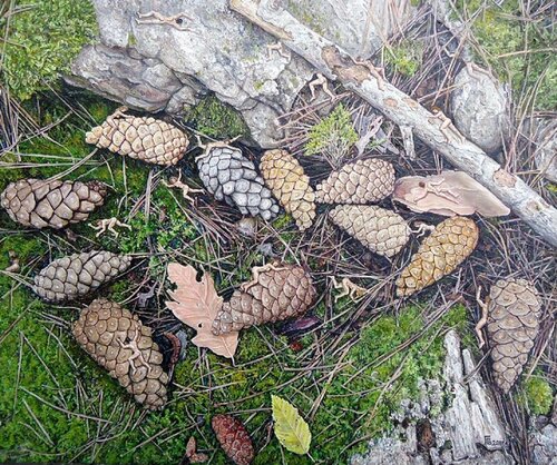 "In The Forest" di Grigor Velev, Pittura in vendita su Singulart