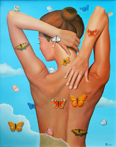 "Butterflies II" von Grigor Velev, Malerei kaufen auf Singulart