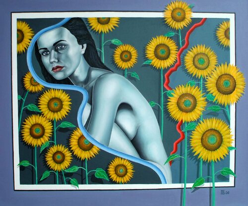 "Sunflowers" von Grigor Velev, Malerei kaufen auf Singulart
