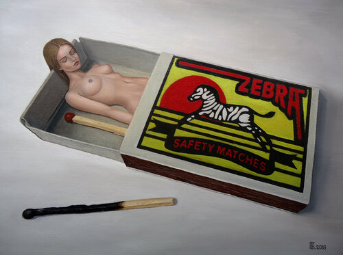 "Short Time Heat" par Grigor Velev, Peinture en vente sur Singulart