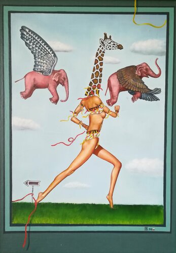 "Surrealistic" par Grigor Velev, Peinture en vente sur Singulart