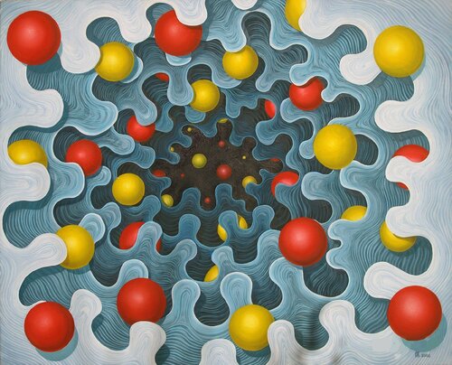 "Abstraction" par Grigor Velev, Peinture en vente sur Singulart