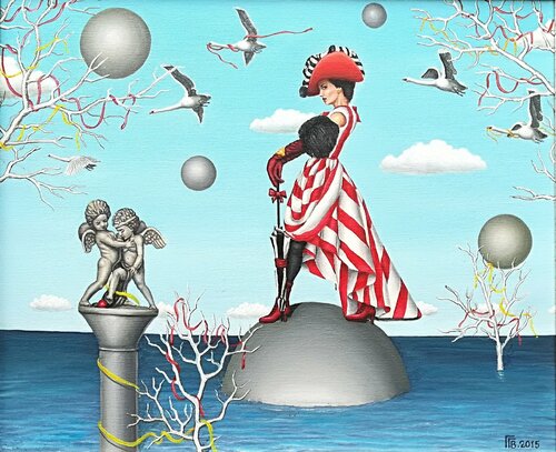"Delicate Hint" par Grigor Velev, Peinture en vente sur Singulart