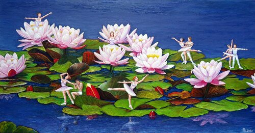 "Water Ballet" von Grigor Velev, Malerei kaufen auf Singulart