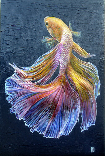 "Little Beauty" par Grigor Velev, Peinture en vente sur Singulart