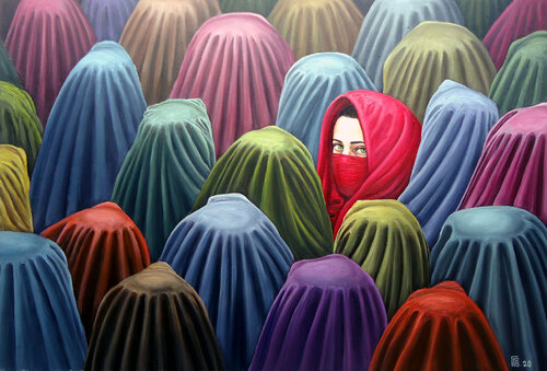 "Glance" par Grigor Velev, Peinture en vente sur Singulart