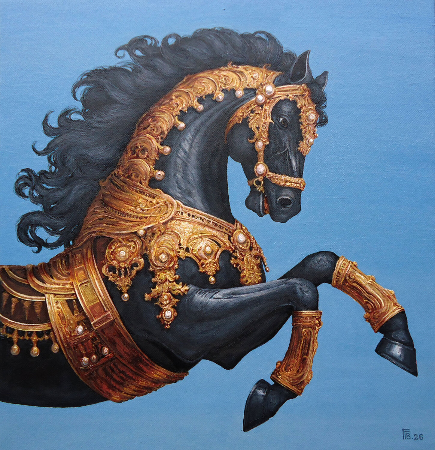 "Glamor" Grigor Velev Originalgemälde zu verkaufen