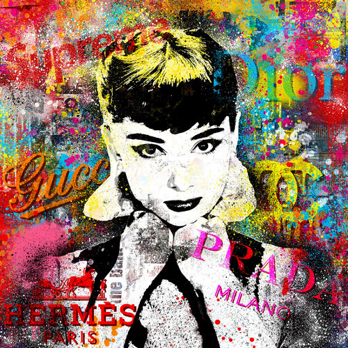 Audrey Hepburn as Ariane Farrell di Agent X, Digitale in vendita su Singulart