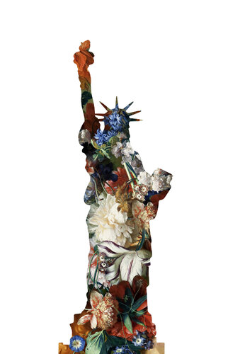 La statue de la Liberté (white) von Agent X, Digital kaufen auf Singulart