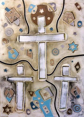 Signum Crucis VI by Andrea Benetti, Painting for Sale on Singulart