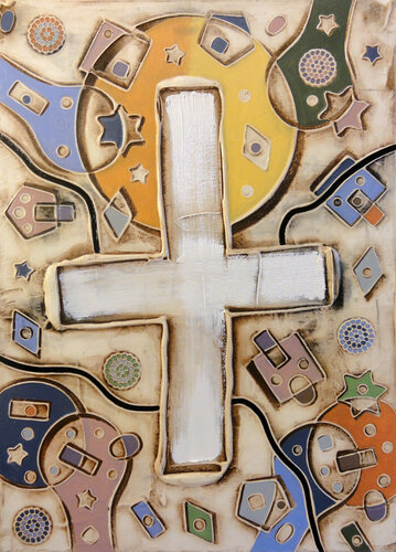 Signum Crucis VII by Andrea Benetti, Painting for Sale on Singulart