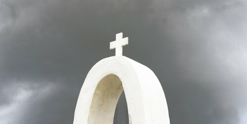 Stone cross Andrea Benetti