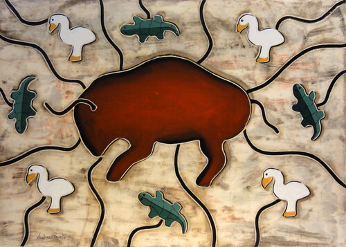 Toro infuriato de Andrea Benetti, Pintura a la venta en Singulart
