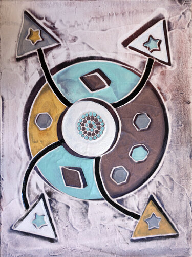 Punti cardinali von Andrea Benetti, Malerei kaufen auf Singulart