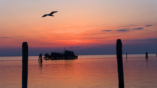 Tramonto a Pellestrina Andrea Benetti