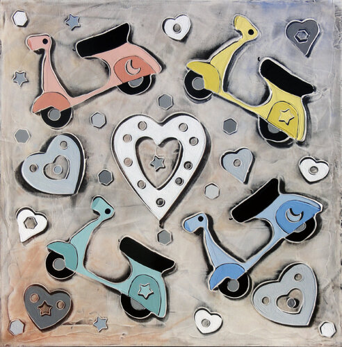 Vespe IV von Andrea Benetti, Malerei kaufen auf Singulart