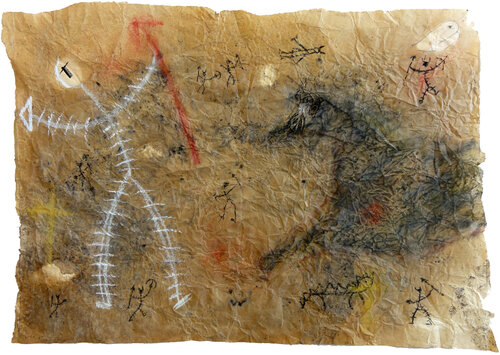 Uomo e cavallo by Andrea Benetti, Work on Paper for Sale on Singulart