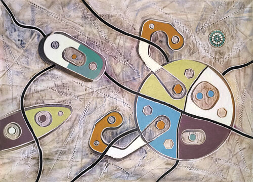 Codice primario van Andrea Benetti, Schilderij te koop op Singulart