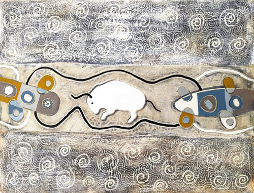 Istinto tribale de Andrea Benetti, Pintura a la venta en Singulart