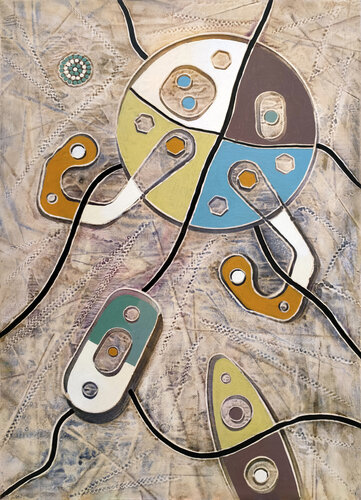 Robot von Andrea Benetti, Malerei kaufen auf Singulart