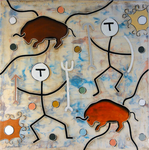 Danza propiziatoria par Andrea Benetti, Peinture en vente sur Singulart