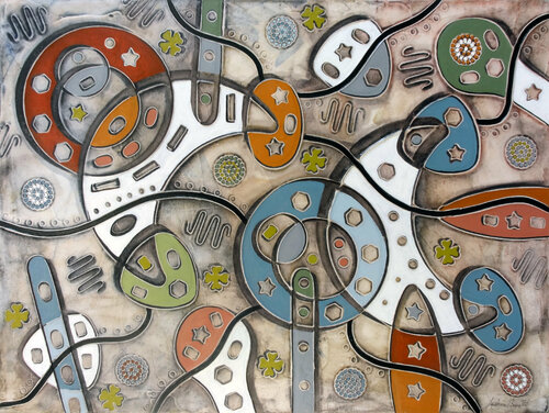 Lune in cielo di Andrea Benetti, Pittura in vendita su Singulart