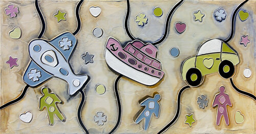 inMovimento I par Andrea Benetti, Peinture en vente sur Singulart