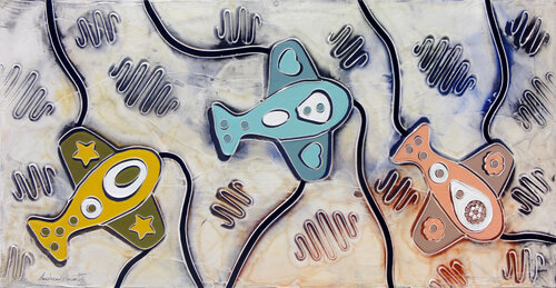 Evoluzioni aeree III de Andrea Benetti, Pintura a la venta en Singulart