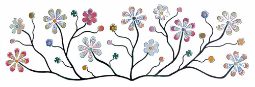 Fiori rampicanti von Andrea Benetti, Malerei kaufen auf Singulart