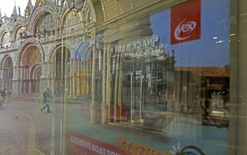 Reflections in San Marco square Andrea Benetti