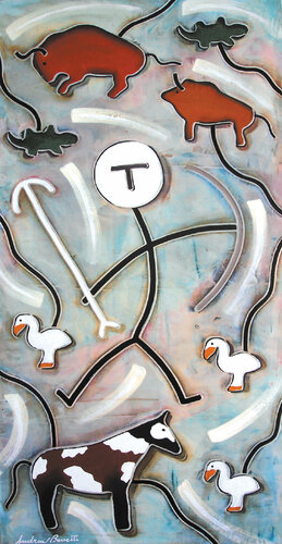 Caccia VI di Andrea Benetti, Pittura in vendita su Singulart