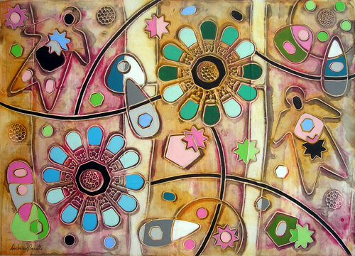 Incontro fortunato di Andrea Benetti, Pittura in vendita su Singulart