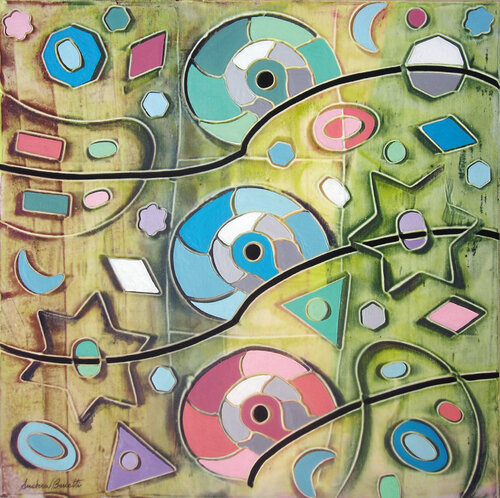 Fossili di Andrea Benetti, Pittura in vendita su Singulart