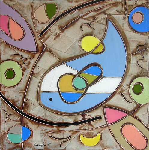 Il balenottero azzurro di Andrea Benetti, Pittura in vendita su Singulart