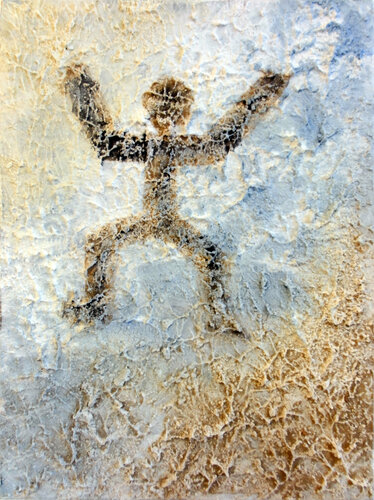 Ominide paleolitico II von Andrea Benetti, Malerei kaufen auf Singulart