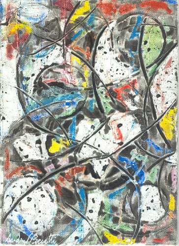 La scimmia di Andrea Benetti, Pittura in vendita su Singulart