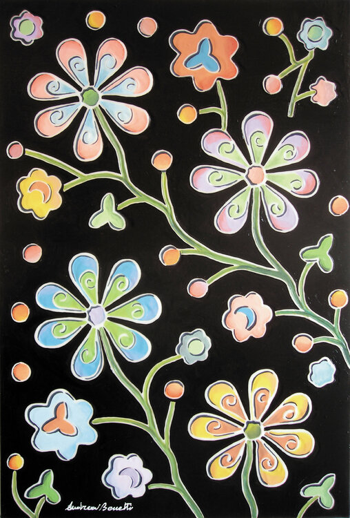 Fiori in nero Andrea Benetti