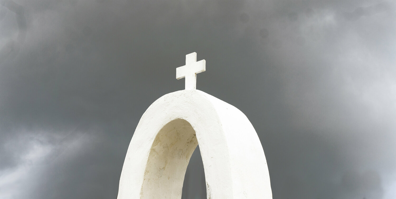 Stone cross Andrea Benetti