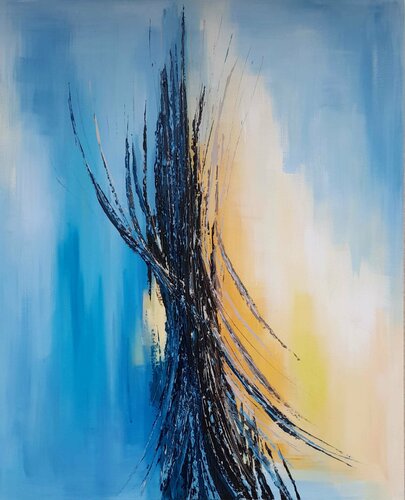 Luz y oscuridad 3 de Gema Cebrian, Pintura a la venta en Singulart