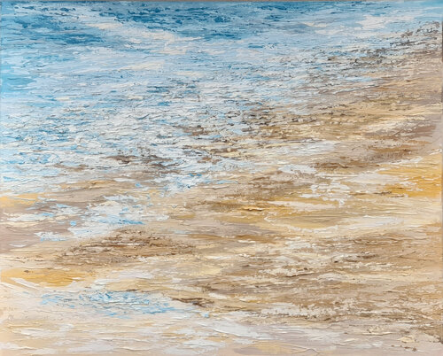 On the beach van Gema Cebrian, Schilderij te koop op Singulart