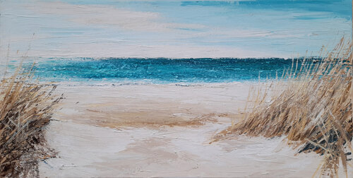 Camino a la playa van Gema Cebrian, Schilderij te koop op Singulart