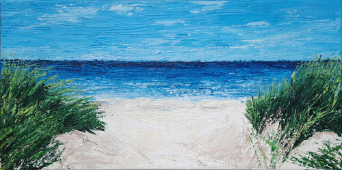 Auf dem Weg zur Ostsee di Gema Cebrian, Pittura in vendita su Singulart