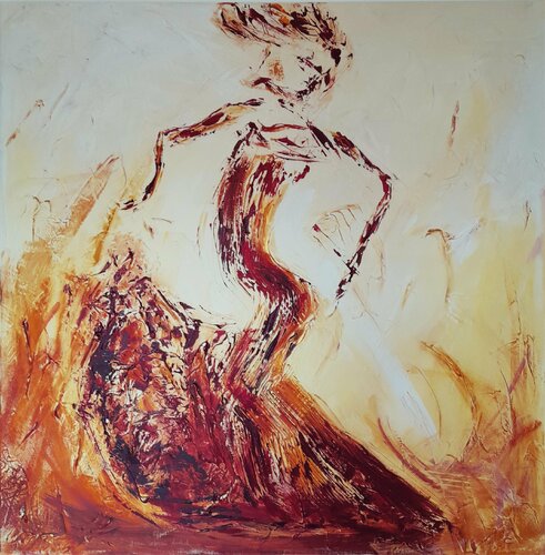 Bailaora II van Gema Cebrian, Schilderij te koop op Singulart