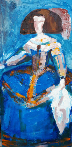 Mariana de Austria I by Gema Cebrian, Painting for Sale on Singulart