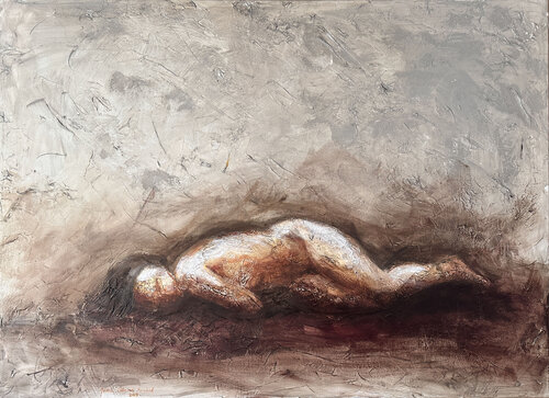 El descanso van Gema Cebrian, Schilderij te koop op Singulart