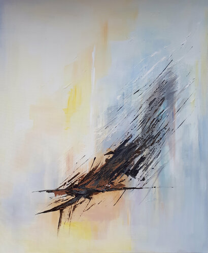 Luz y oscuridad van Gema Cebrian, Schilderij te koop op Singulart