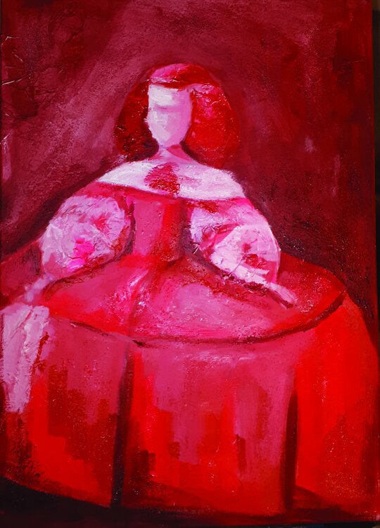 Menina Pop Art Roja Gema Cebrian